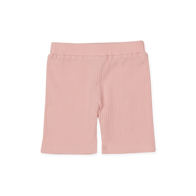 KAPOWKIDS | Girls Shell Pink Rib Bike Shorts (6653875421244)