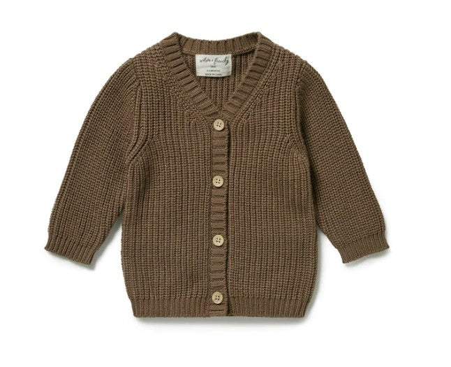 WILSON & FRENCHY | Knitted Button Cardigan - Dijon
