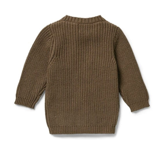 WILSON & FRENCHY | Knitted Button Cardigan - Dijon
