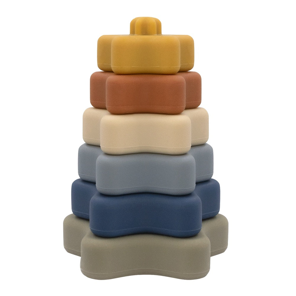 Silicone Stacking Tower - Star