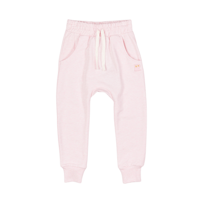 ROCK YOUR BABY | Girls Pink Marle Track Pants