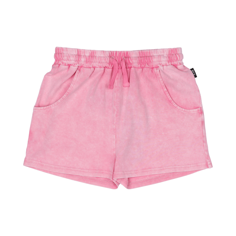 Girls Pink Grunge Shorts