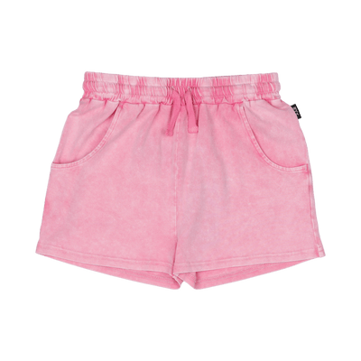 Girls Pink Grunge Shorts