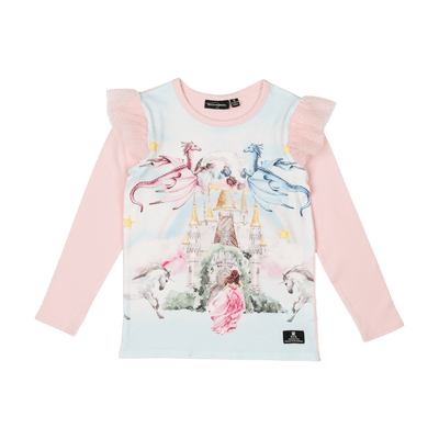 rock your baby Girls Castle Dreams Long Sleeve T-Shirt