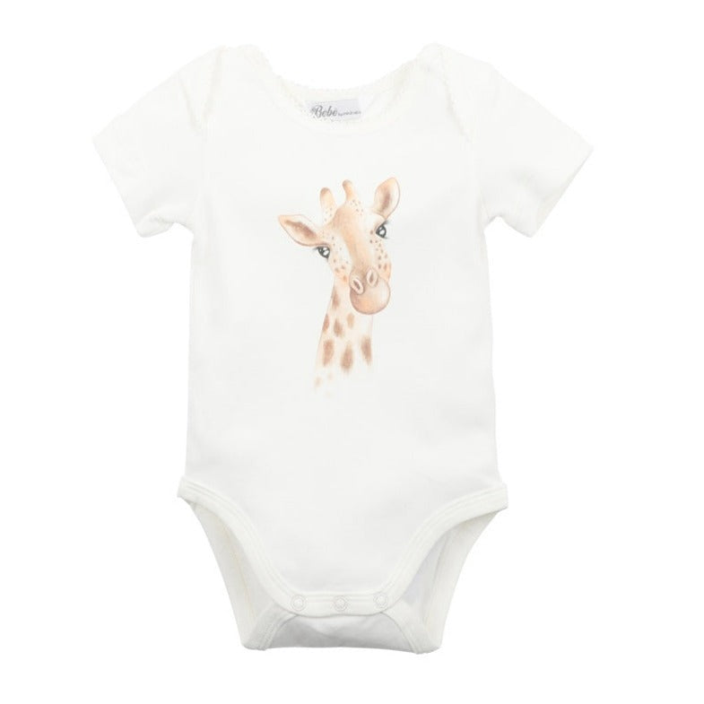 Baby Quinn Giraffe Bodysuit