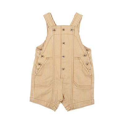 Baby Boys Striped Overalls