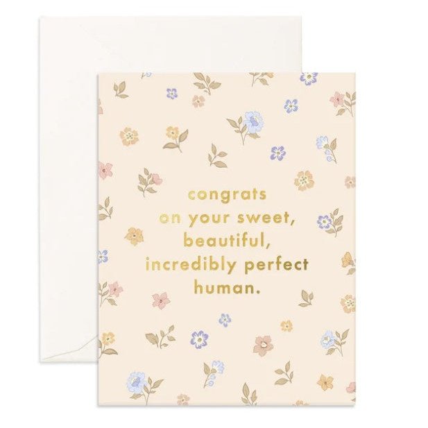 Congrats Sweet Human Greeting Card