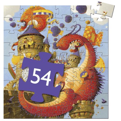 Vaillant And The Dragon 54pc Silhouettte Puzzle