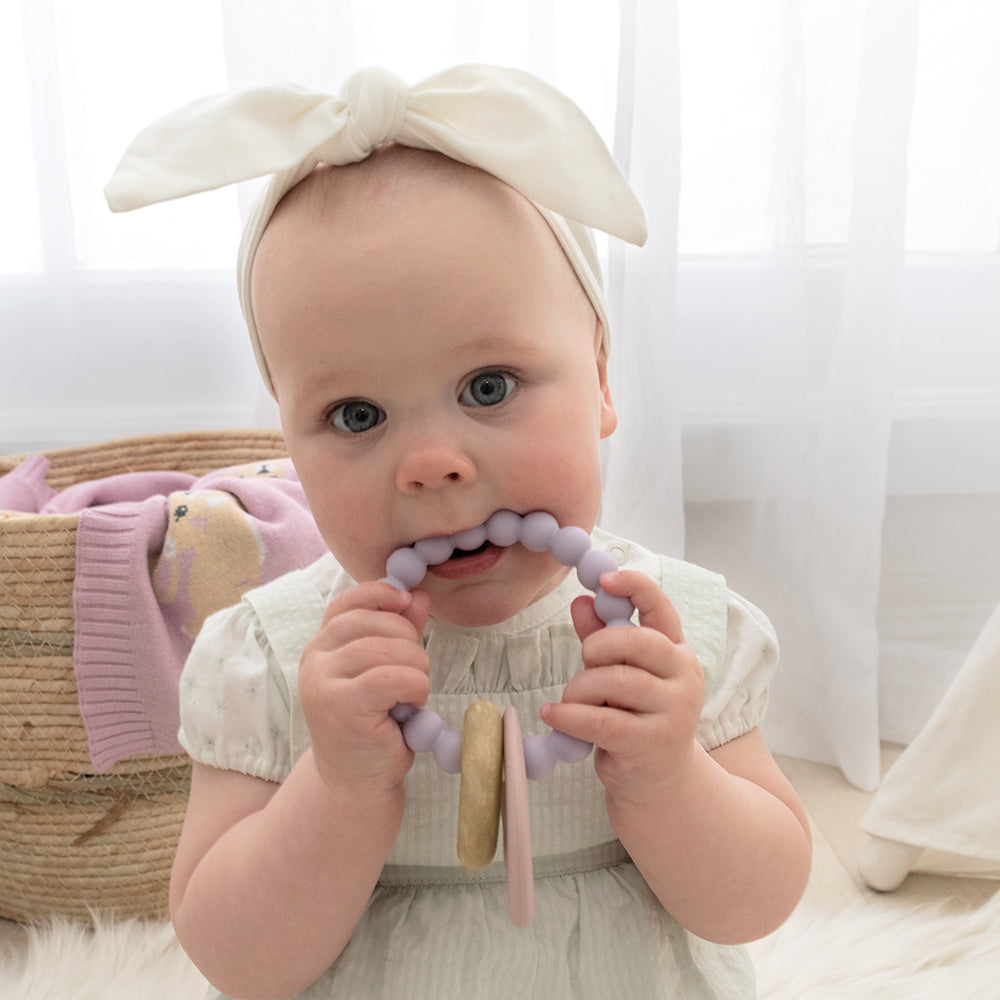 Silicone Elephant Teether Lilac