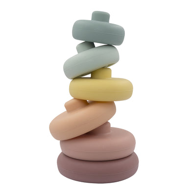Silicone Stacking Tower Rings
