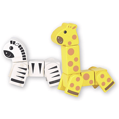DISCOVEROO | Snap Blocks Giraffe & Zebra (16519069710)
